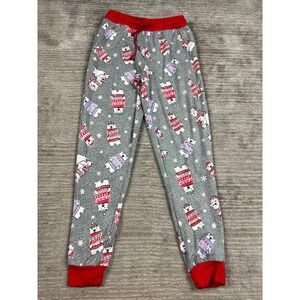 Pajamarama Pajama Pants Womens Small Gray Polar Bear Holiday Jogger Sleepwear S
